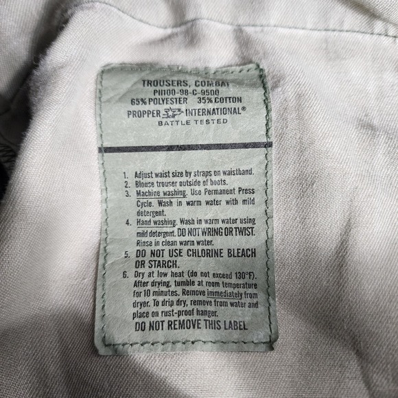 Propper Tiger Stripe Camo Combat Trousers Men's XXX Large Regular - Picture 11 of 11